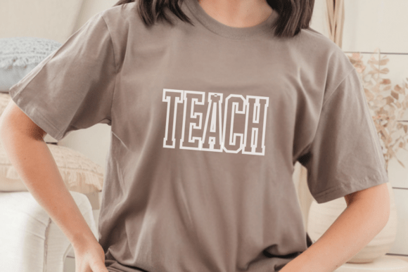 Mascot College Outline Font PNG with transparent background - Preview 5