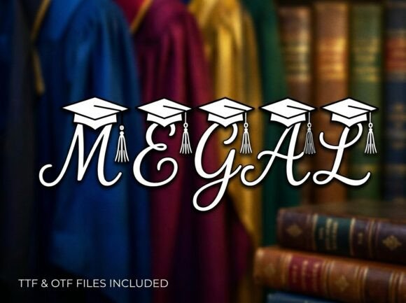 Megal Font PNG with transparent background - Preview 2
