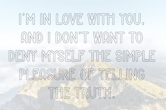 Melody February Font PNG with transparent background - Preview 5