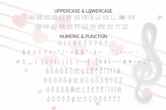 Melody February Font PNG with transparent background - Preview 6