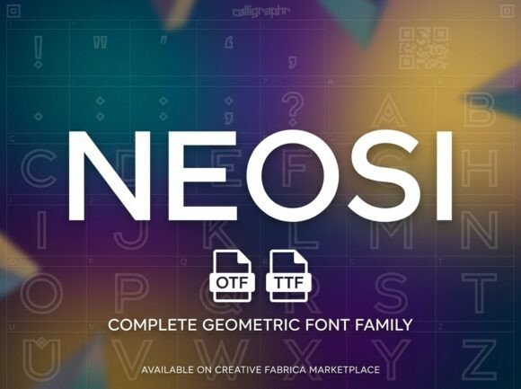 Neosi Font PNG with transparent background - Preview 2