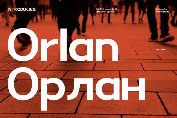 Orlan Font font preview - 2