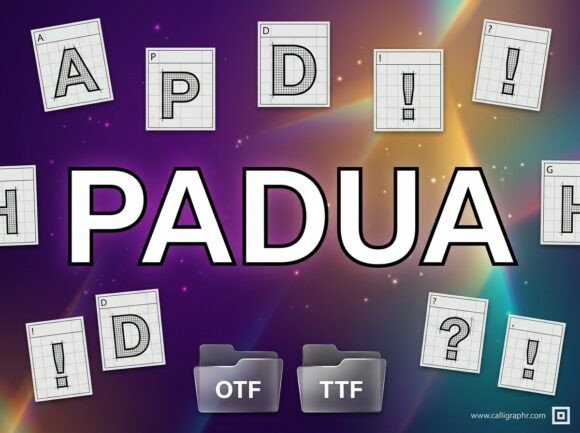 Padua Font PNG with transparent background - Preview 2