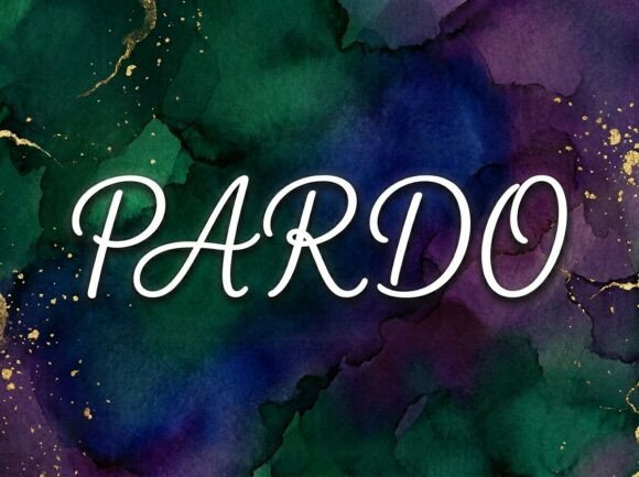Pardo Font PNG with transparent background - Preview 2