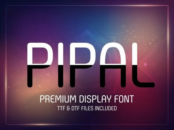 Pipal Font PNG with transparent background - Preview 1