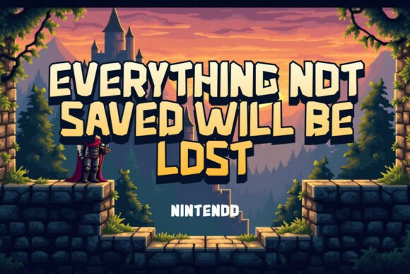 Pixel Breaker Font PNG with transparent background - Preview 3