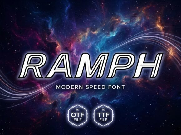 Ramph Font PNG with transparent background - Preview 2