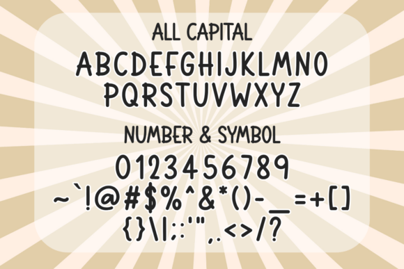 Retro Strip Font PNG with transparent background - Preview 1