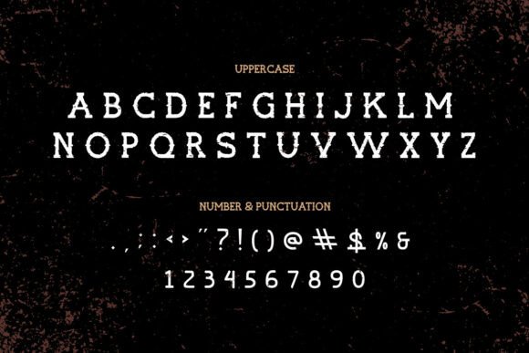 Rockrough Font font preview - 1