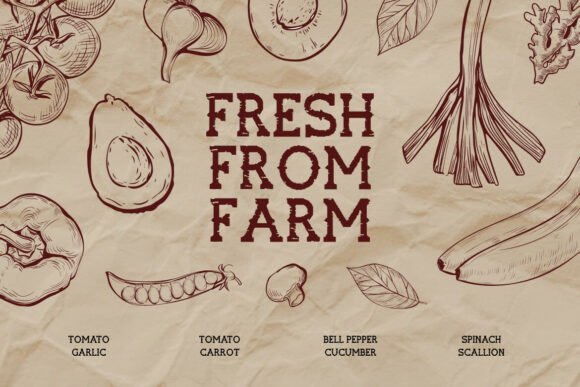 Rockrough Font font preview - 4