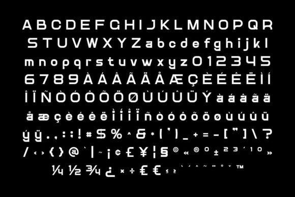 Rokke Font PNG with transparent background - Preview 1