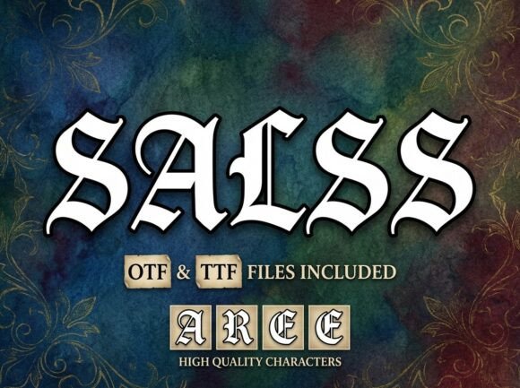 Salss Font font preview - 1