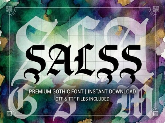 Salss Font font preview - 2