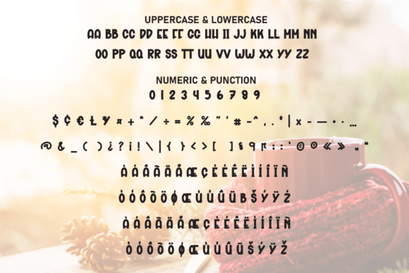 Season Charming Font PNG with transparent background - Preview 6