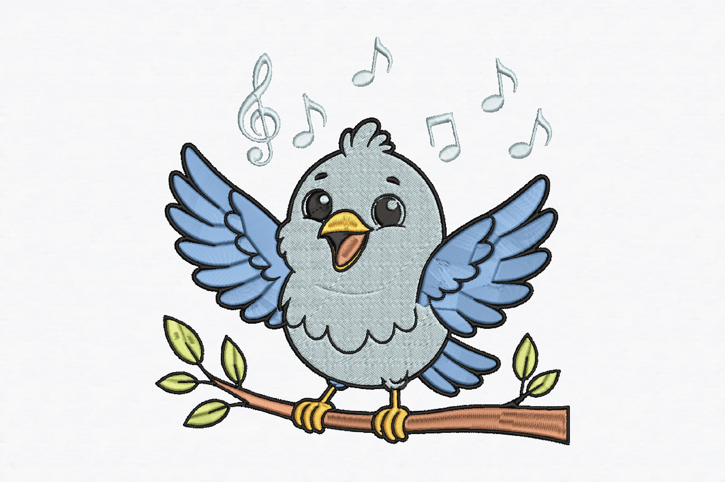 Singing Bird Embroidery