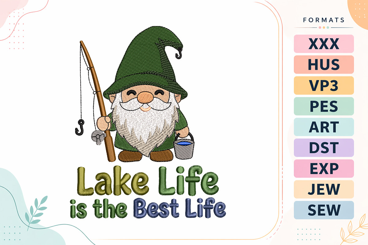 Summer Fisherman Gnome