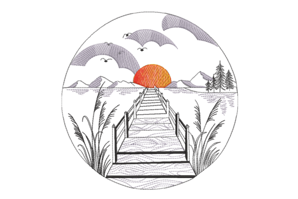 Sunset Lake Pier