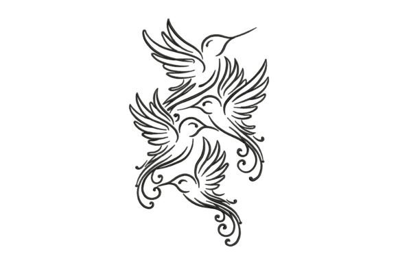 Tribal Hummingbird
