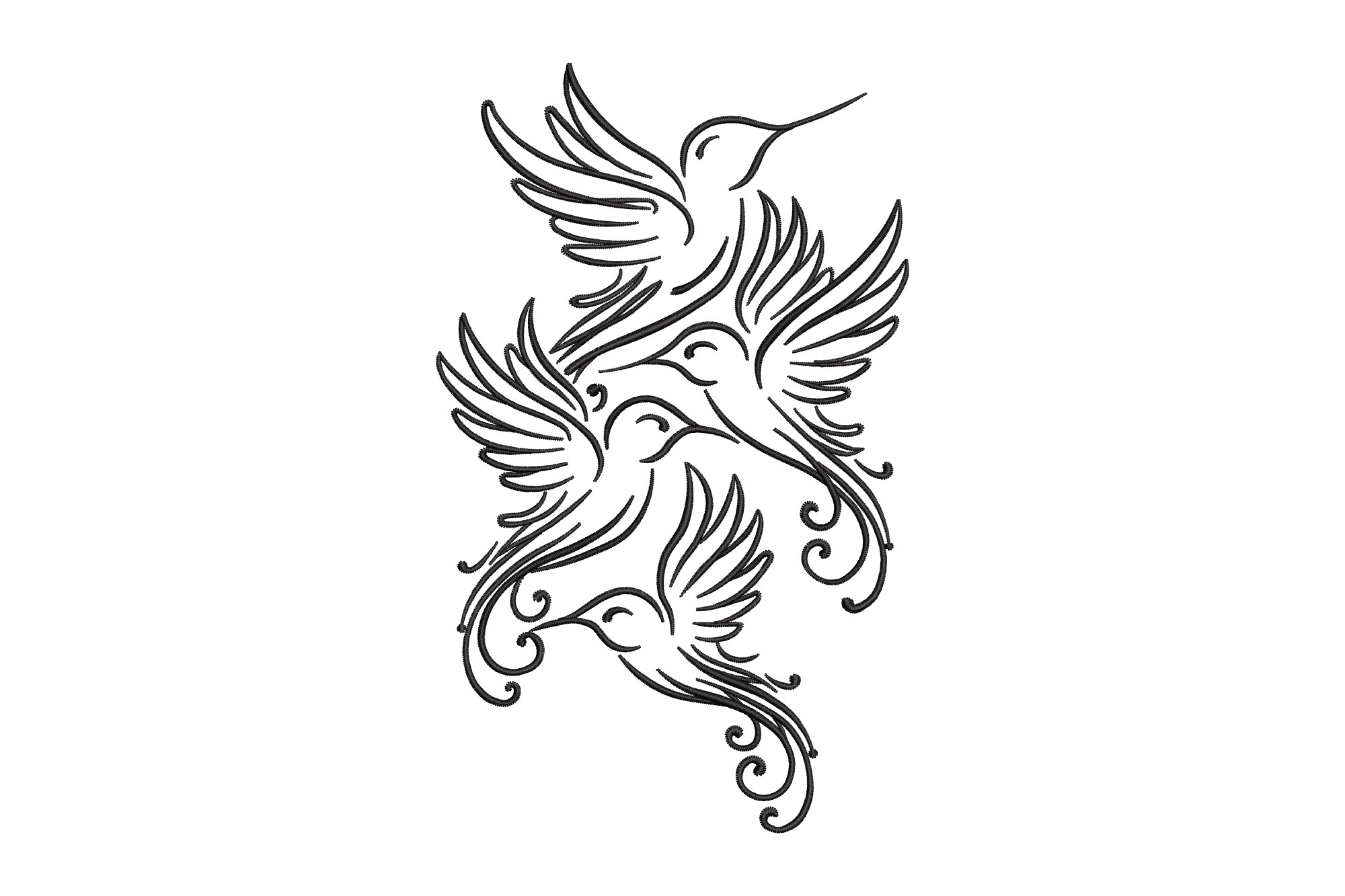 Tribal Hummingbird