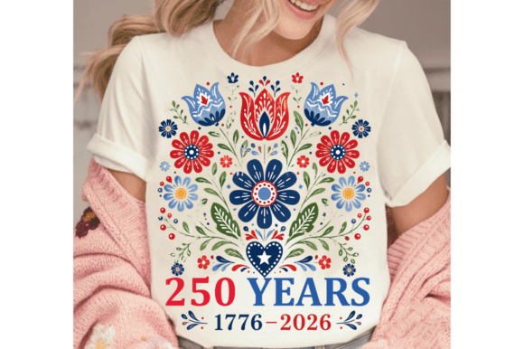USA 250 Years PNG,4th of July PNG Graphic T-shirt Designs By Craft Store25