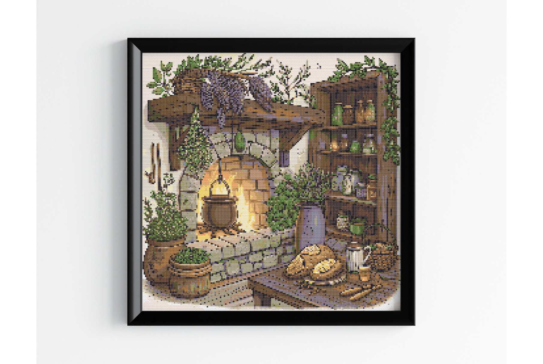 Vintage Kitchen Cross Stitch Pattern