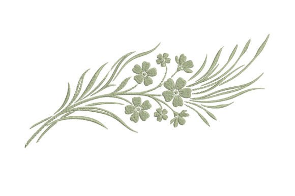 Wildflowers Embroidery Design