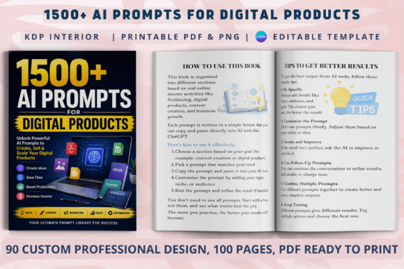 1500+ AI Prompts for Digital Products