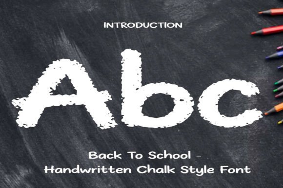 Back to School Font - Preview 1