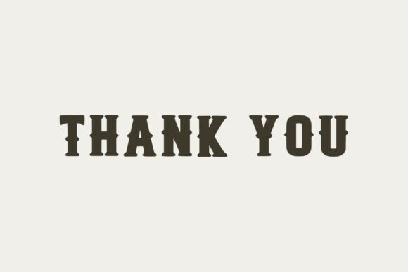 Black Bold Western Font PNG with transparent background - Preview 4