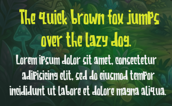 Boldy Bear Font - Preview 2