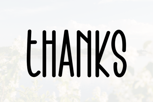 Bonethink Font - Preview 4