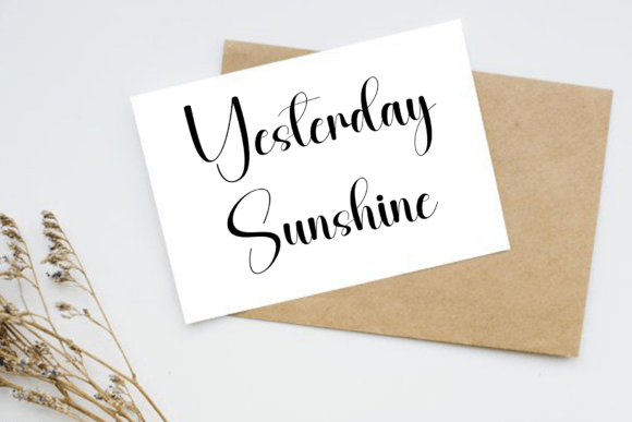 Booking Font - Preview 3
