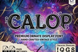 Calop Font by lawboomer · Creative Fabrica