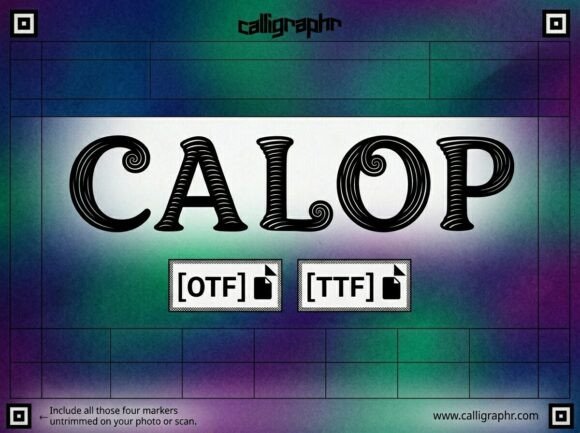 Calop Font - Preview 2