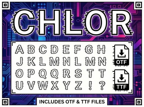Chlor Font - Preview 1