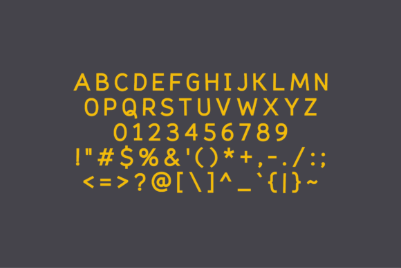 Chunkies Font - Preview 1