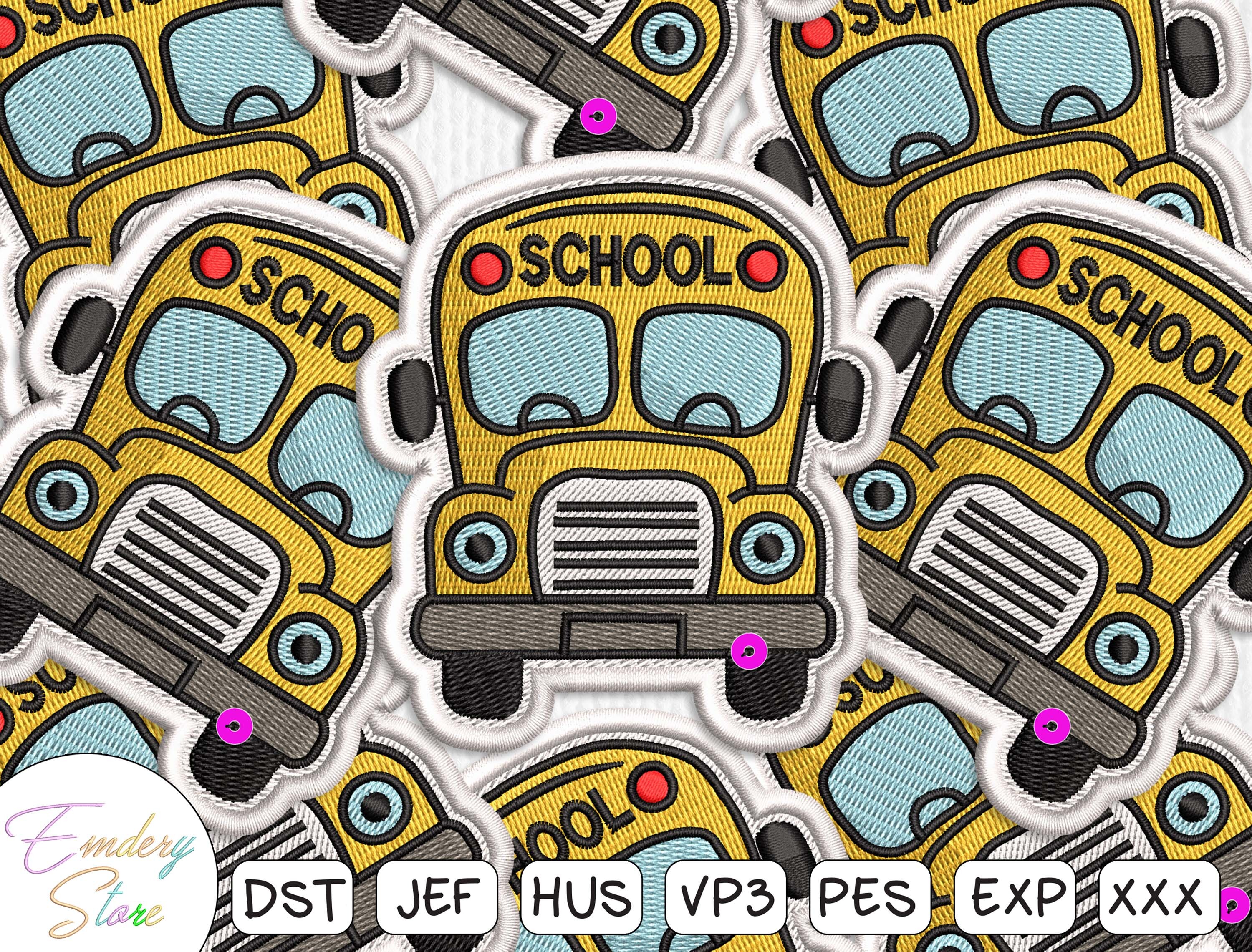 Classic Yellow School Bus Patch