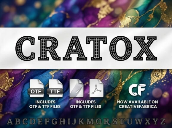 Cratox Font - Preview 1