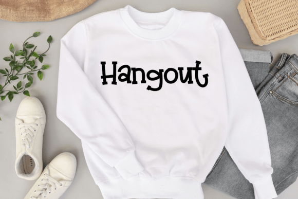 Cute Stikers Font PNG with transparent background - Preview 1