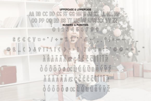 Funny New Year Font PNG with transparent background - Preview 6