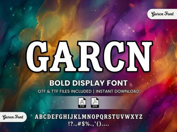 Garcn Font - Preview 2