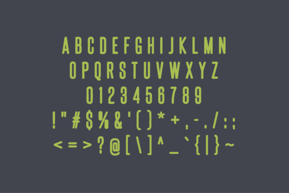 Glincht Font - Preview 1