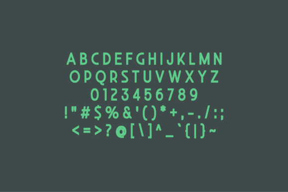 Greencover Font - Preview 1