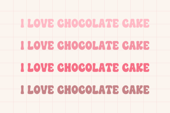Jelly Sweets Font PNG with transparent background - Preview 3