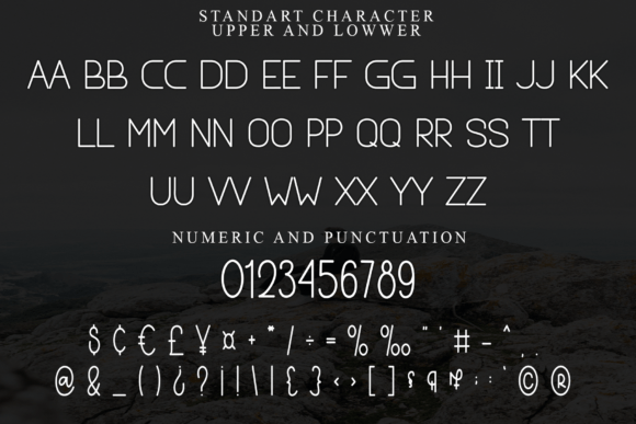 Minilist Font PNG with transparent background - Preview 4