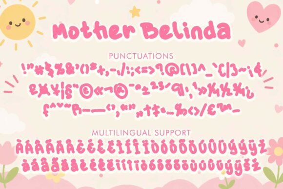 Mother Melinda Font PNG with transparent background - Preview 4