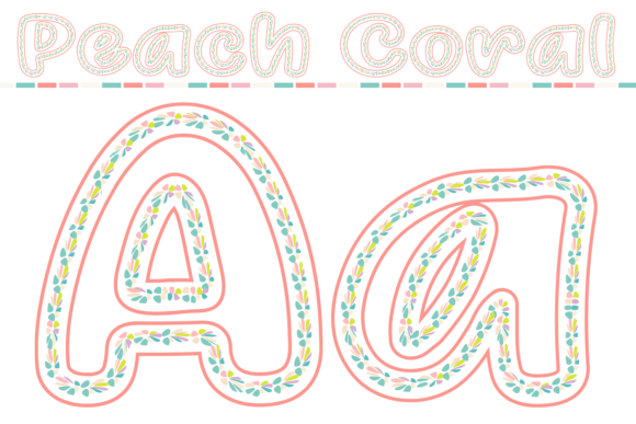 Pastel Mosaic Font Bundle Font PNG with transparent background - Preview 5