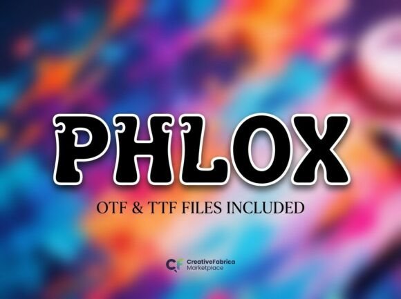 Phlox Font PNG with transparent background - Preview 2