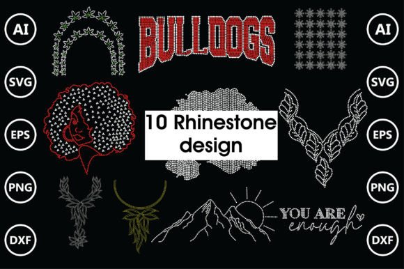 Rhinestone Templates Design Gráfico Manualidades Por TRANSFORM200