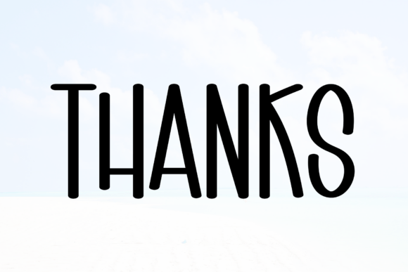 Sky Kloudy Font PNG with transparent background - Preview 4